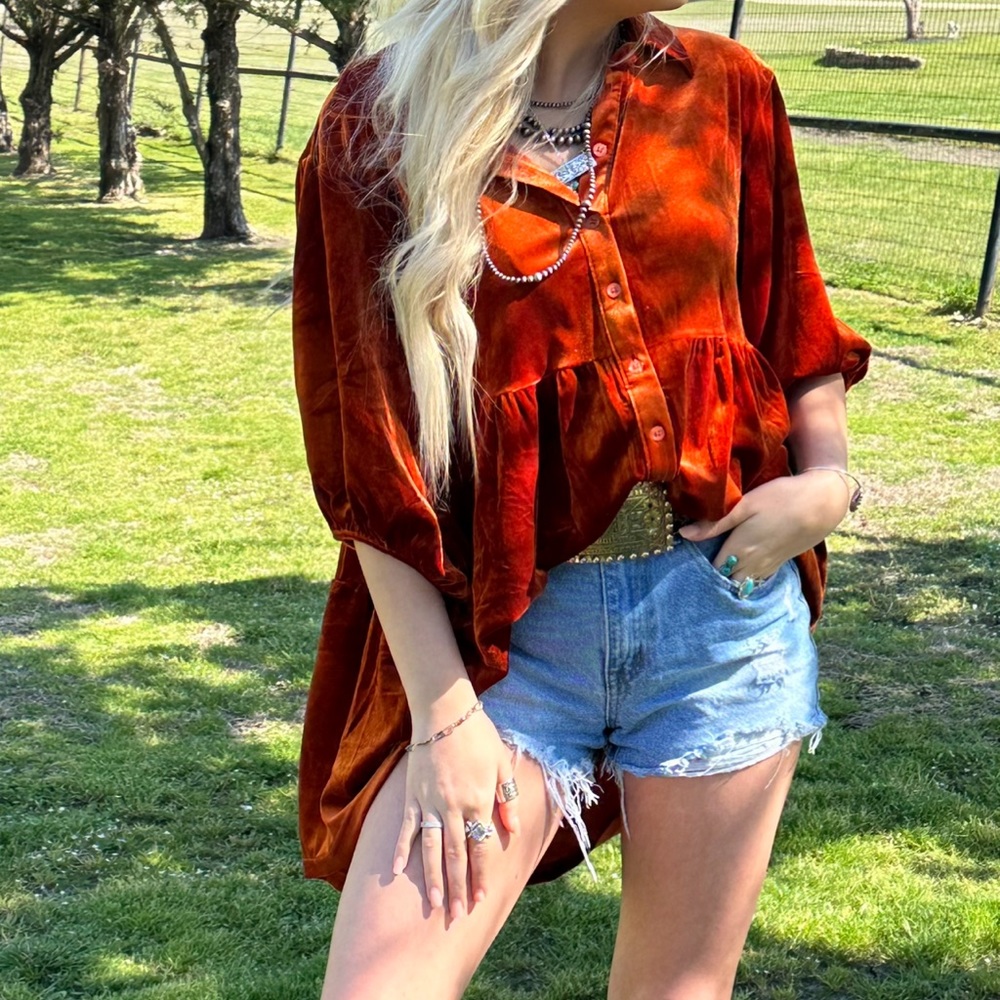 Velvet top